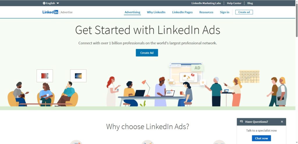 Promovare Linkedin Ads